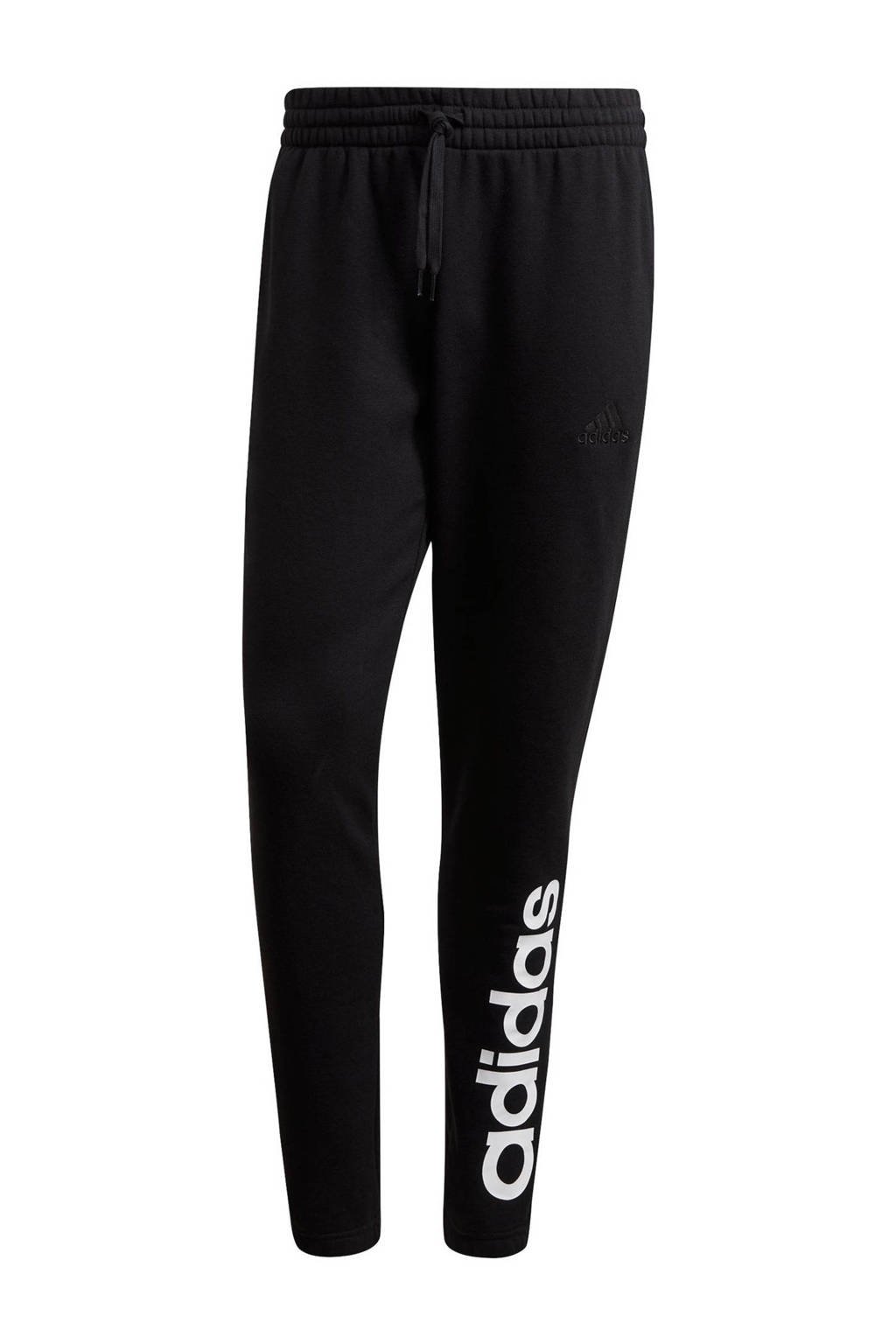 adidas Performance   joggingbroek zwart/wit