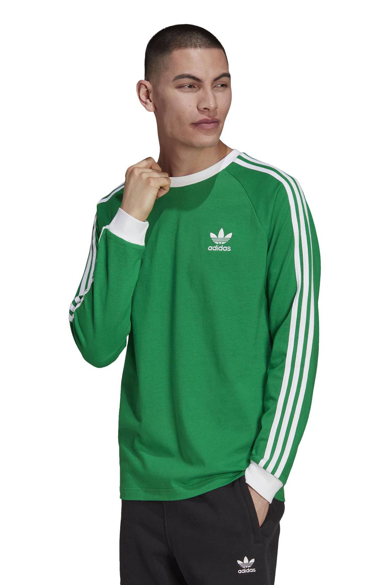 green long sleeve adidas top