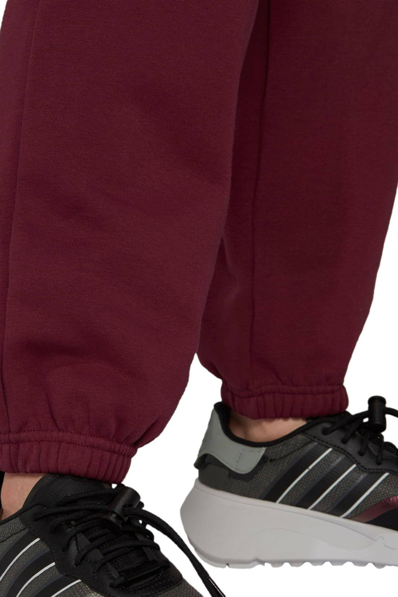 adidas Originals Adicolor fleece joggingbroek donkerrood | wehkamp