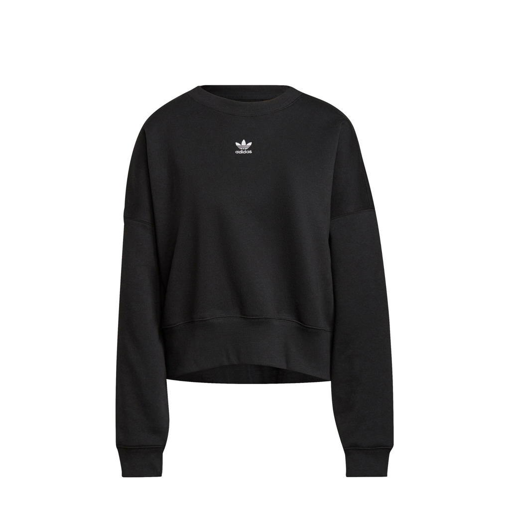adidas Originals Adicolor fleece sweater zwart
