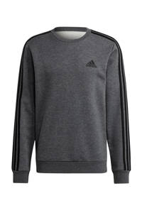 adidas Performance   fleece sportsweater donkergrijs/zwart
