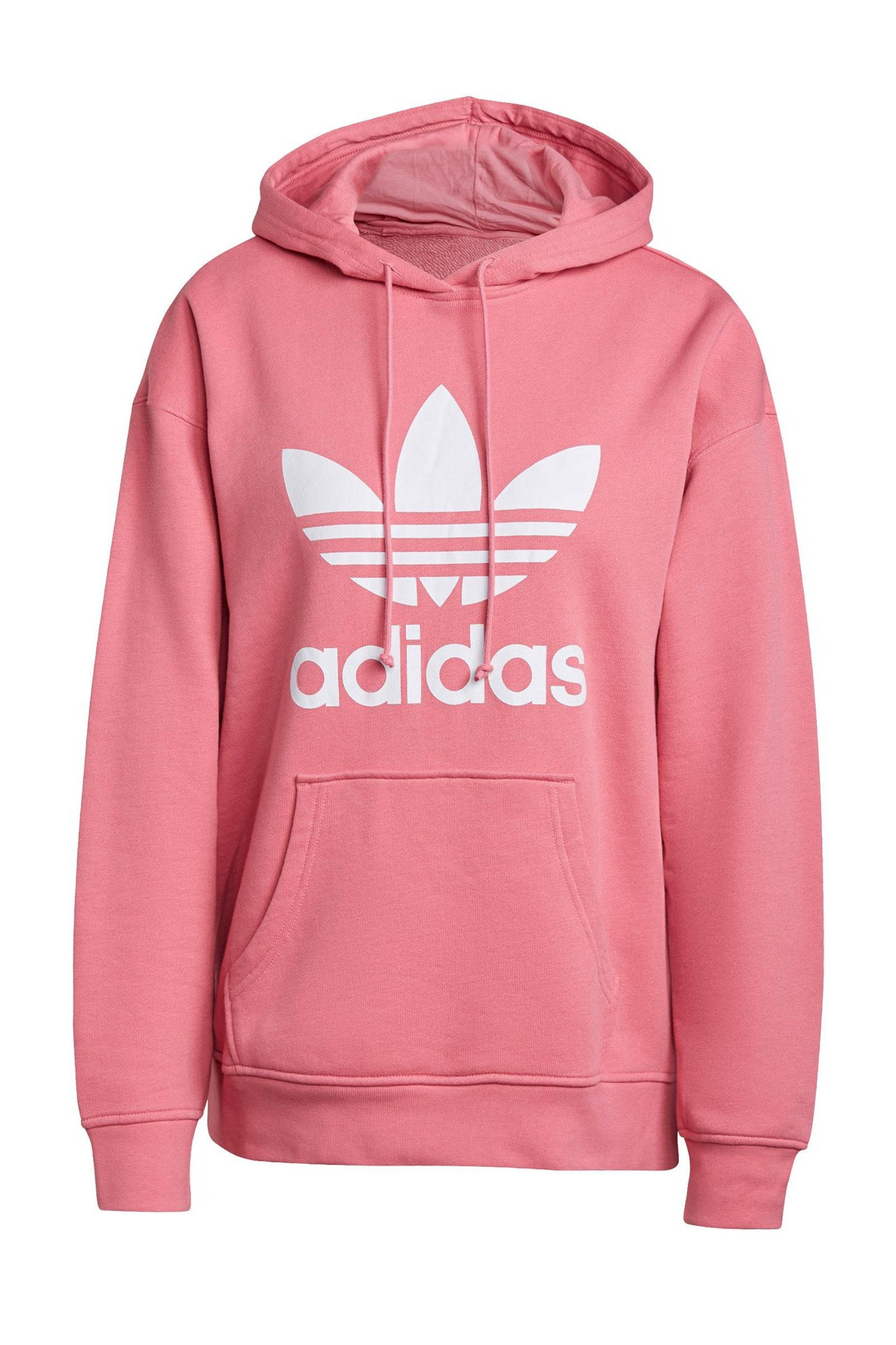 adidas Originals Adicolor hoodie roze | wehkamp