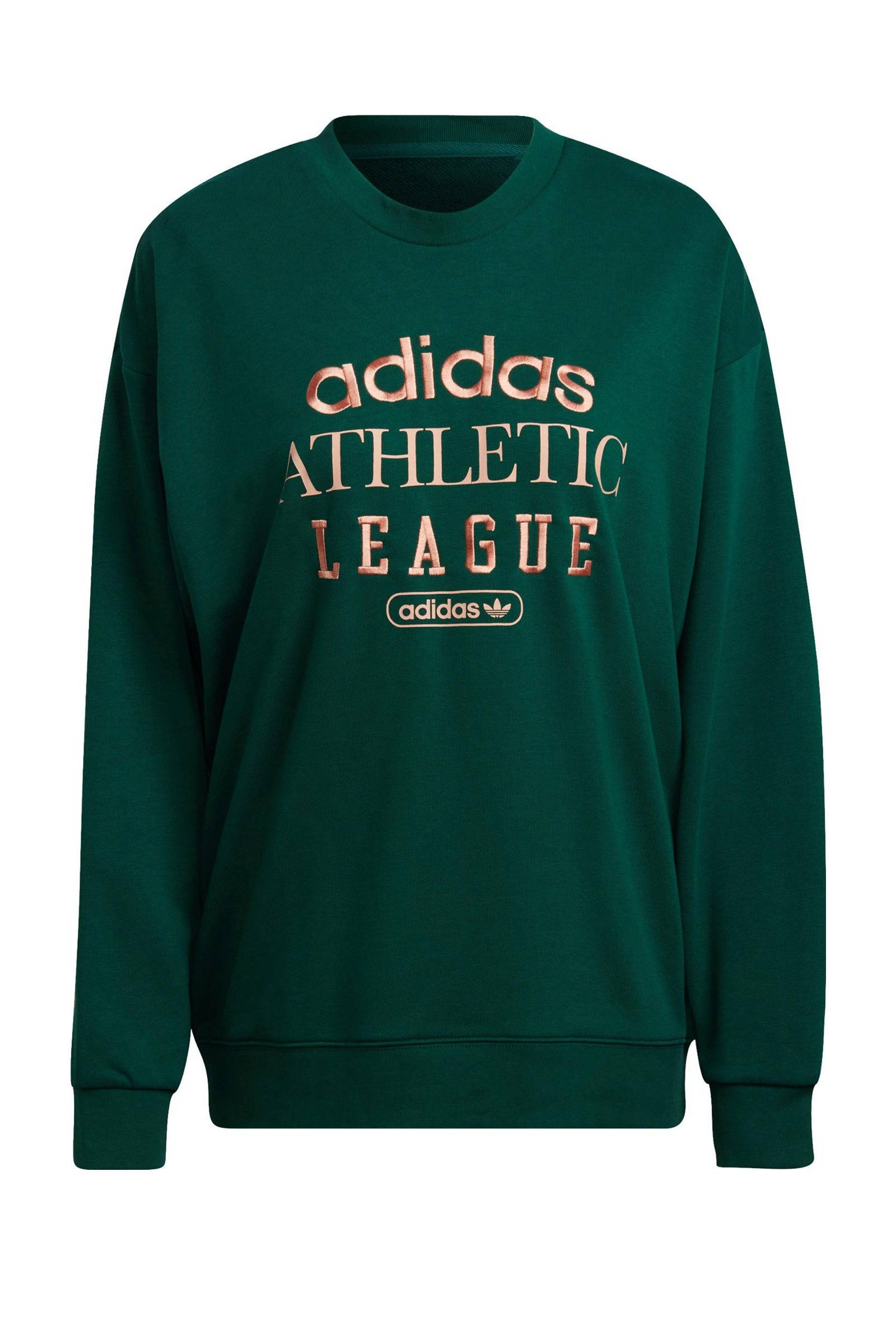 adidas Originals sweater donkergroen | wehkamp