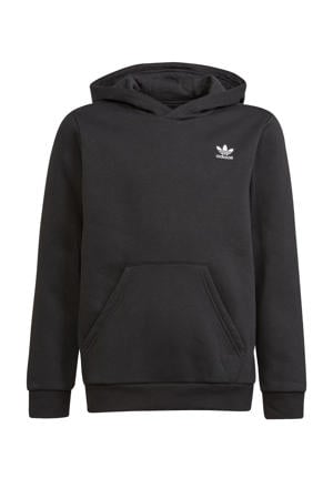 Adicolor fleece hoodie zwart/wit