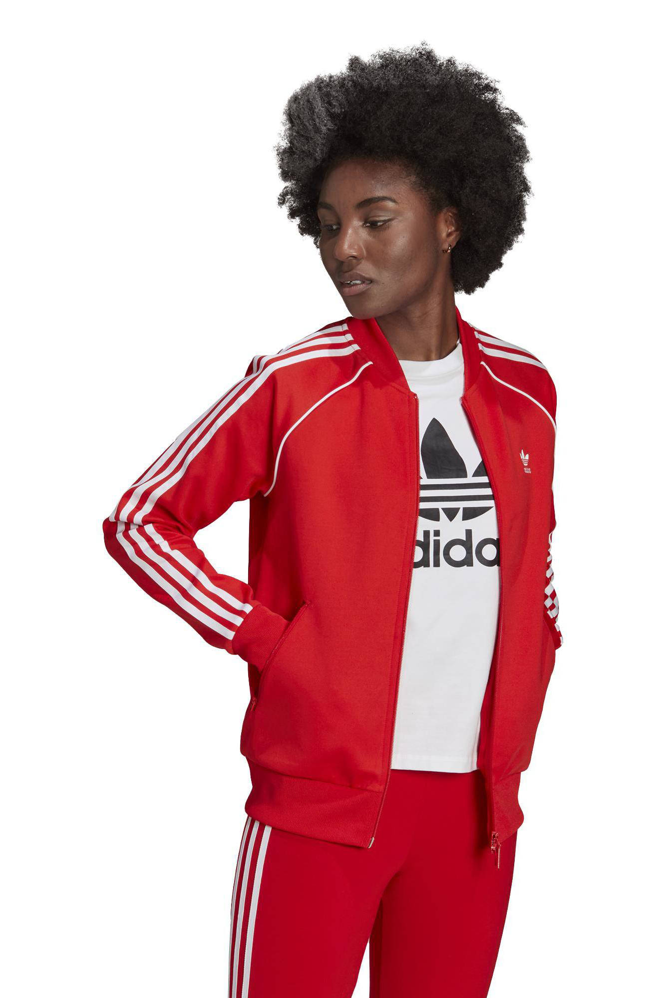 adidas originals vest rood