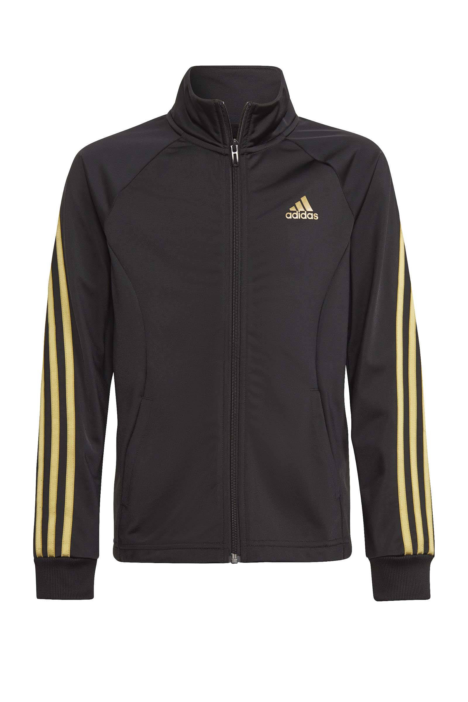 adidas Performance trainingspak zwart/goud | wehkamp