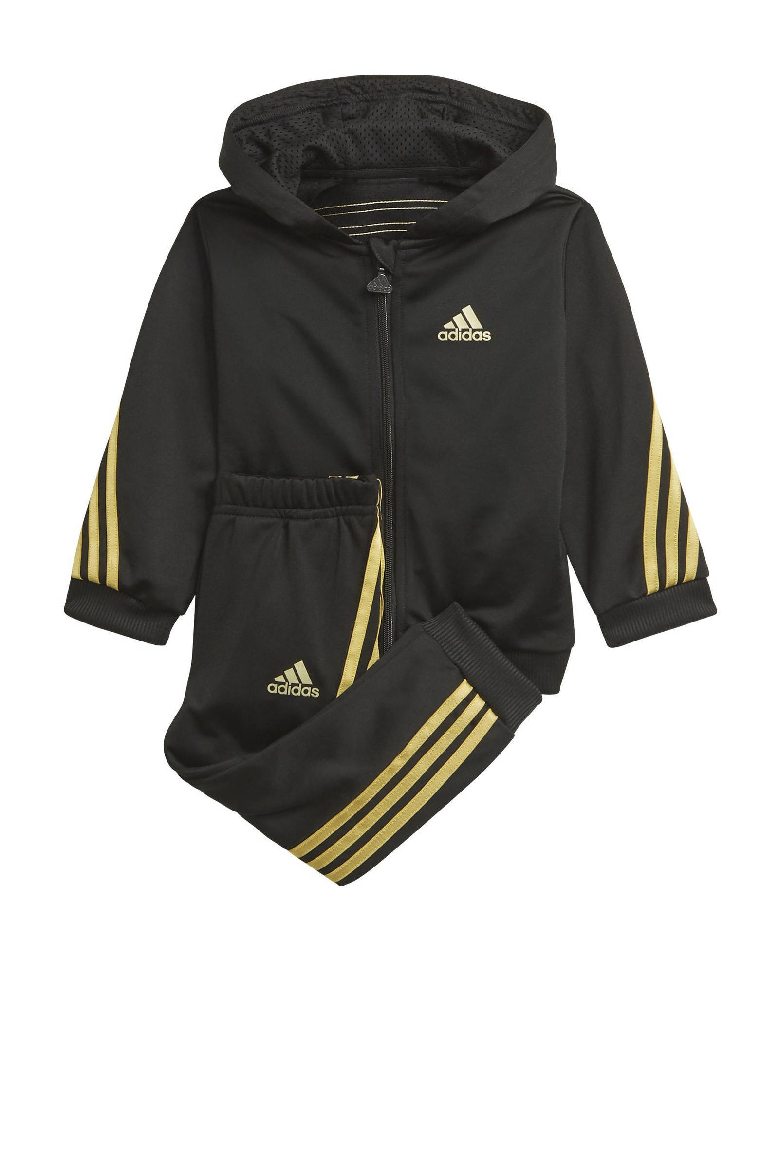adidas Performance joggingpak zwart/goud | wehkamp