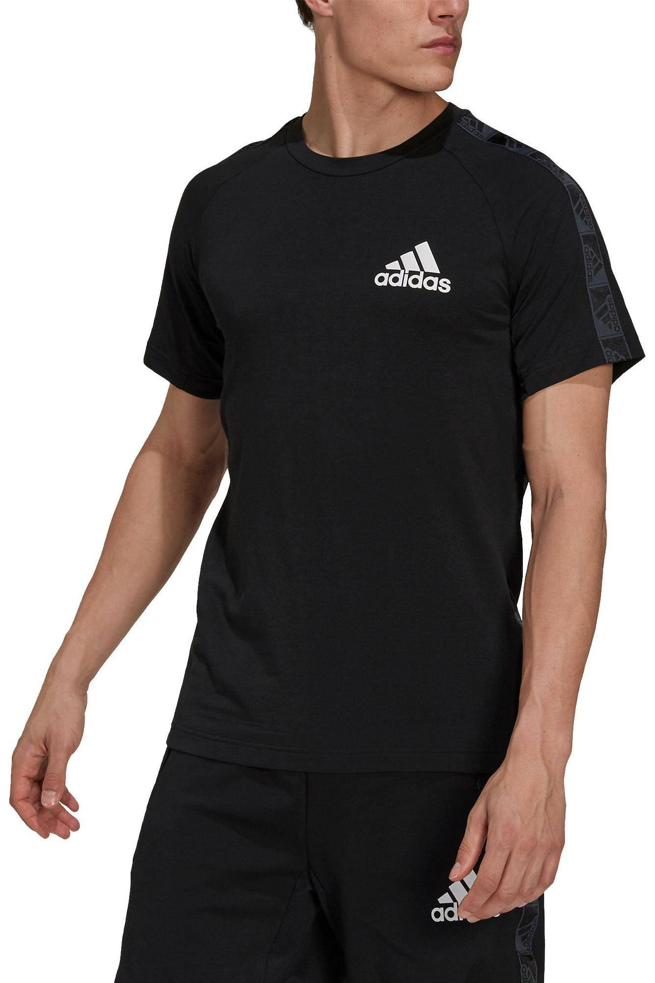 adidas Performance sport Tshirt zwart/wit wehkamp
