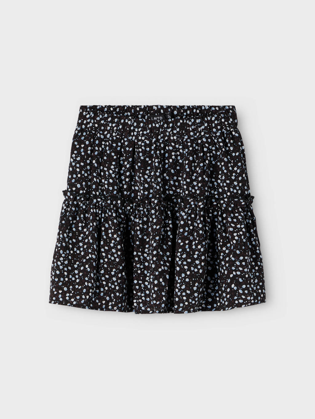 LMTD rok NLFNOCAMI met all over print zwart/wit, Zwart/wit