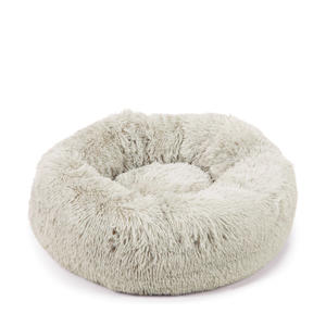 pluche ligmand Yali lichtgrijs 60 cm