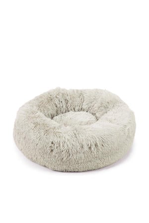 pluche ligmand Yali lichtgrijs 60 cm