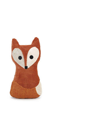 hondenspeelgoed vos Vido textiel oranje 25,5 cm