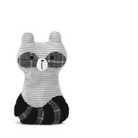 Designed by Lotte hondenspeelgoed wasbeer Lirca textiel grijs 25,5 cm