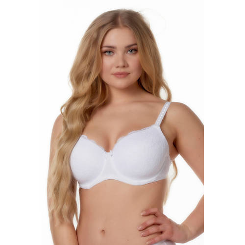 After Eden D-cup & up voorgevormde beugelbh Nature Friendly wit afbeelding