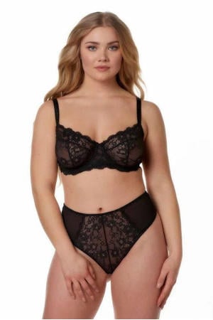 high waist string Nature Friendly zwart