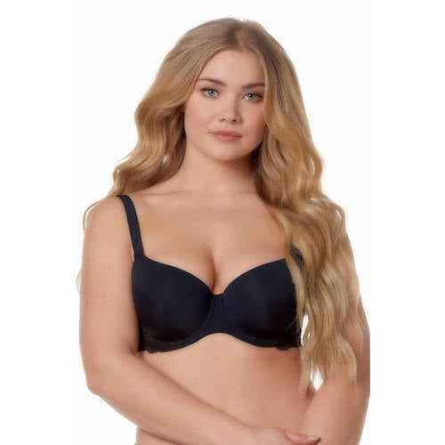 After Eden D-cup & up voorgevormde beugelbh Nature Friendly zwart afbeelding