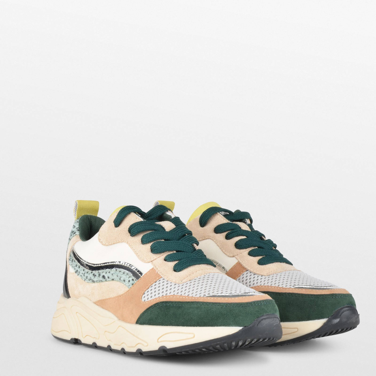 Poelman Sneaker Groen P5614 | Le Ballon