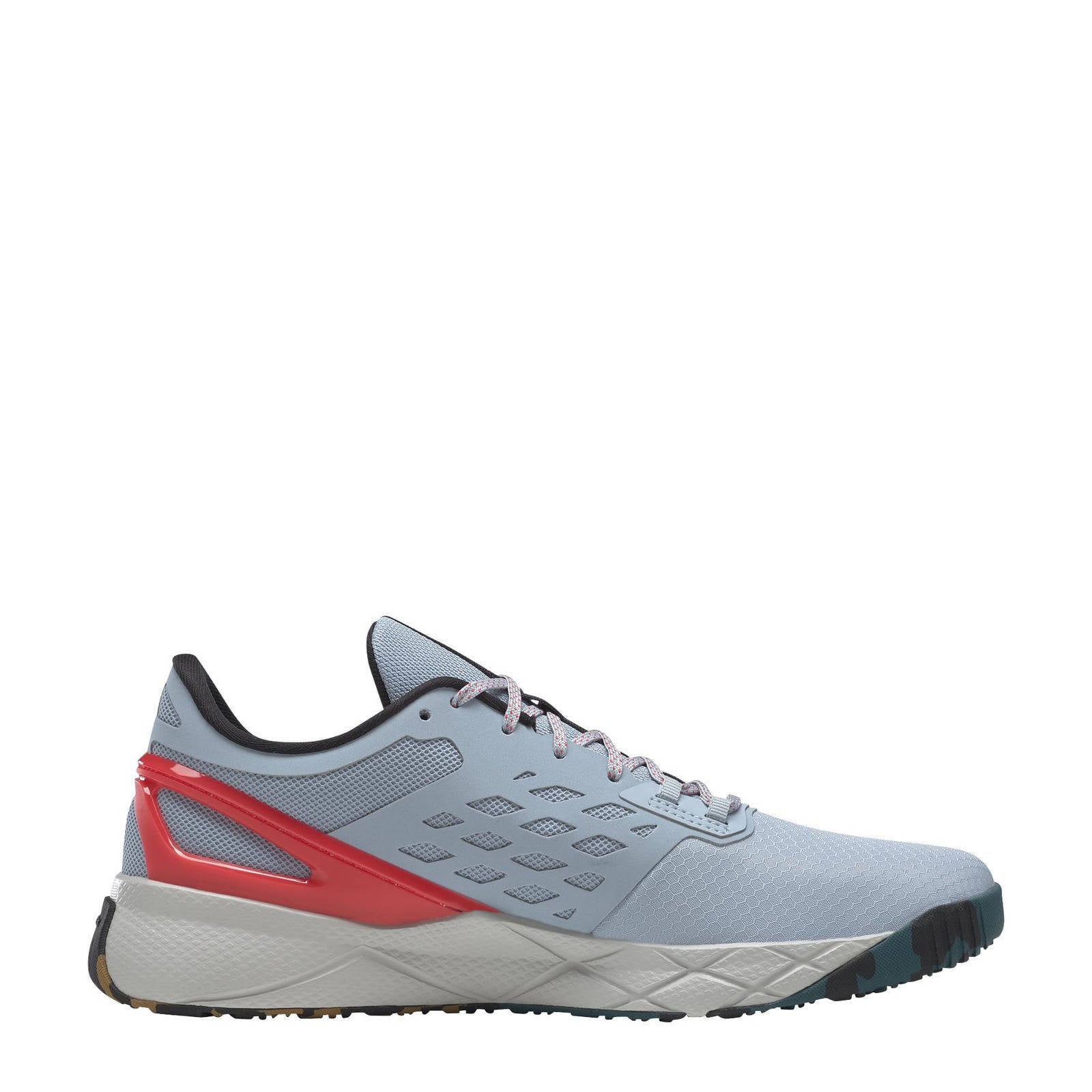 Reebok Training Nanoflex Training fitness schoenen grijs/zwart/roze |  wehkamp