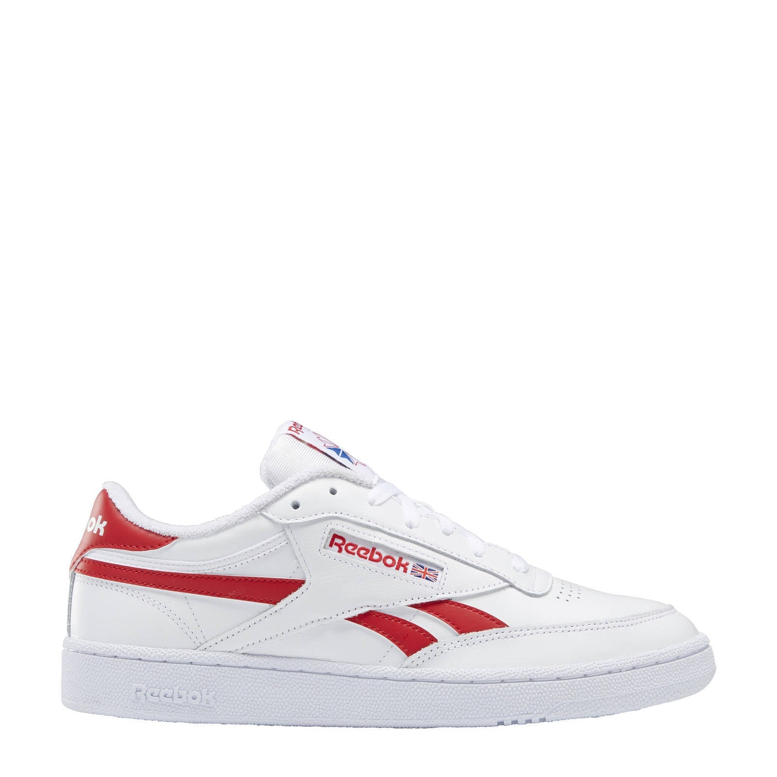 Diadora Heritage Dames Sneakers Wit rood mid sneaker | Van den Assem