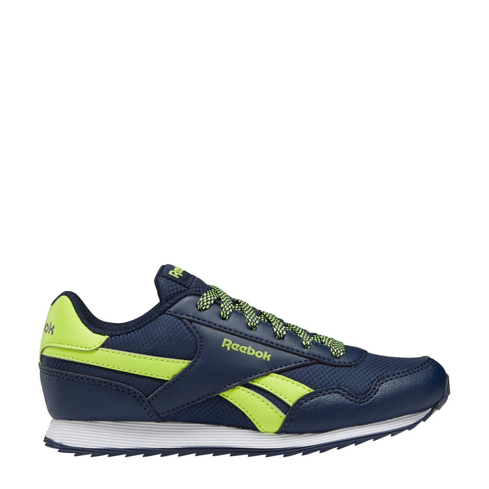 Reebok Classics Royal Classic Jogger 3.0 sneakers donkerblauw/geel | wehkamp