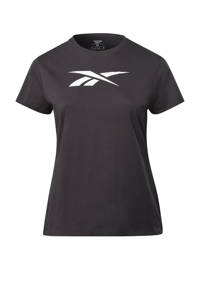 Reebok Training Plus Size sport T-shirt zwart