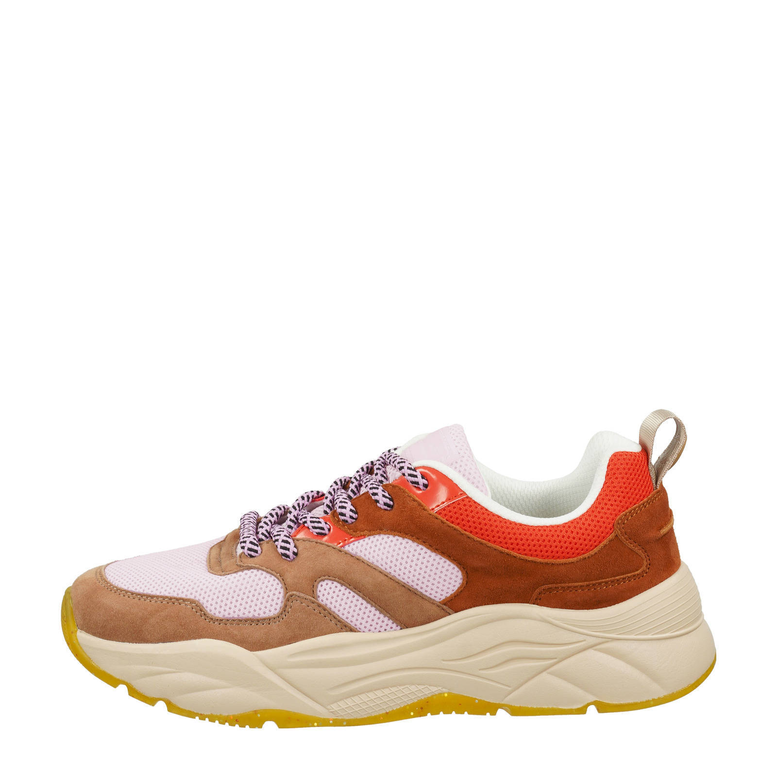 Scotch \u0026 Soda Celest suède sneakers bruin/multi | wehkamp