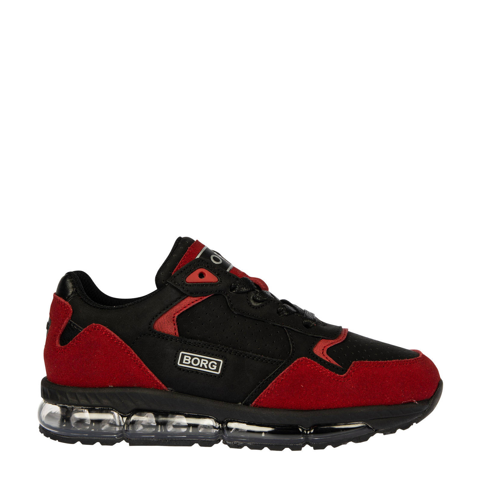 Björn Borg X500 PRF BLK K sneakers rood/zwart | wehkamp