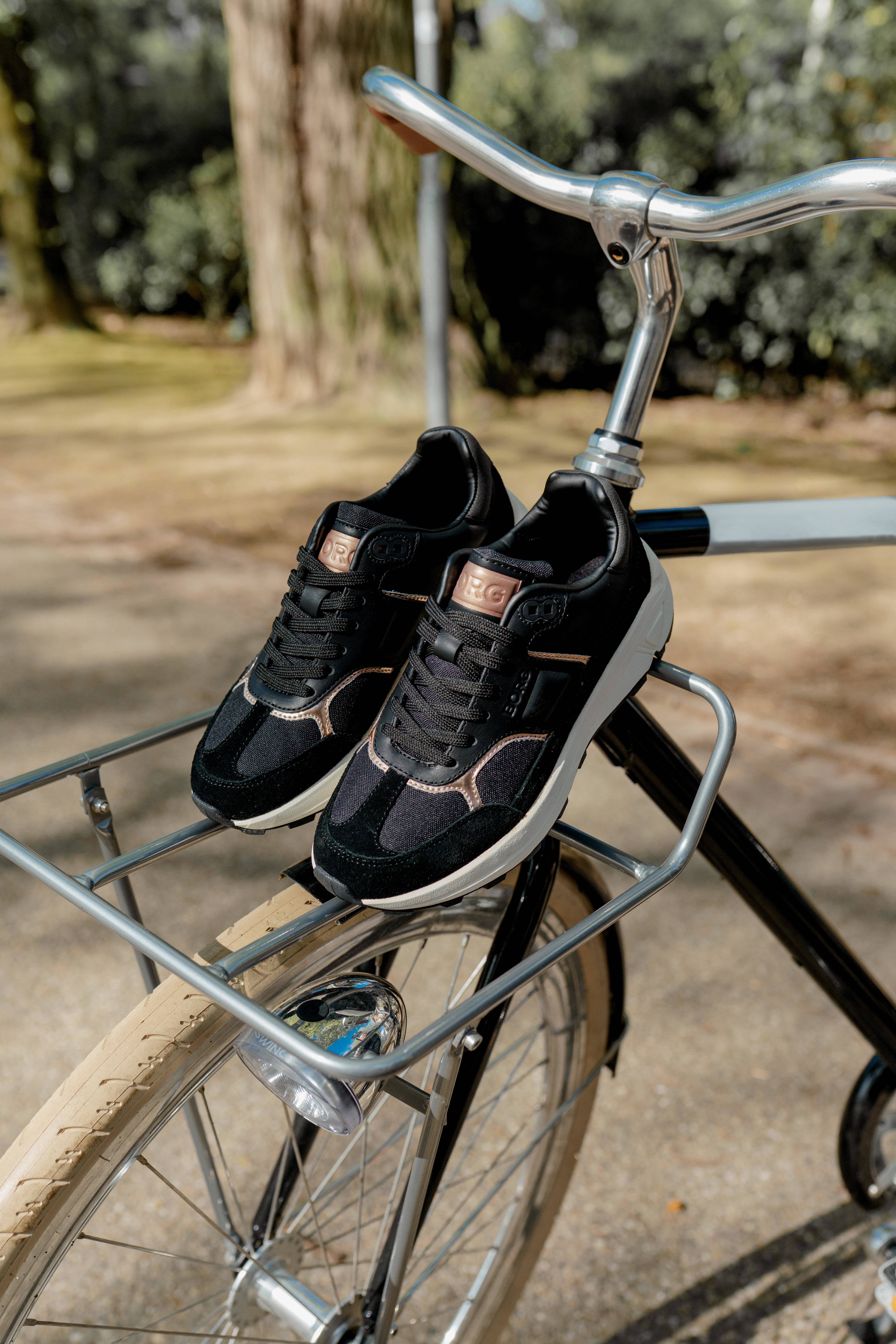 Björn Borg R1300 NYL MET W sneakers zwart/roségoud | wehkamp