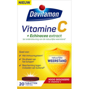 Wehkamp Davitamon DavitamonVitamine C + Echinacea - 20 tabletten aanbieding