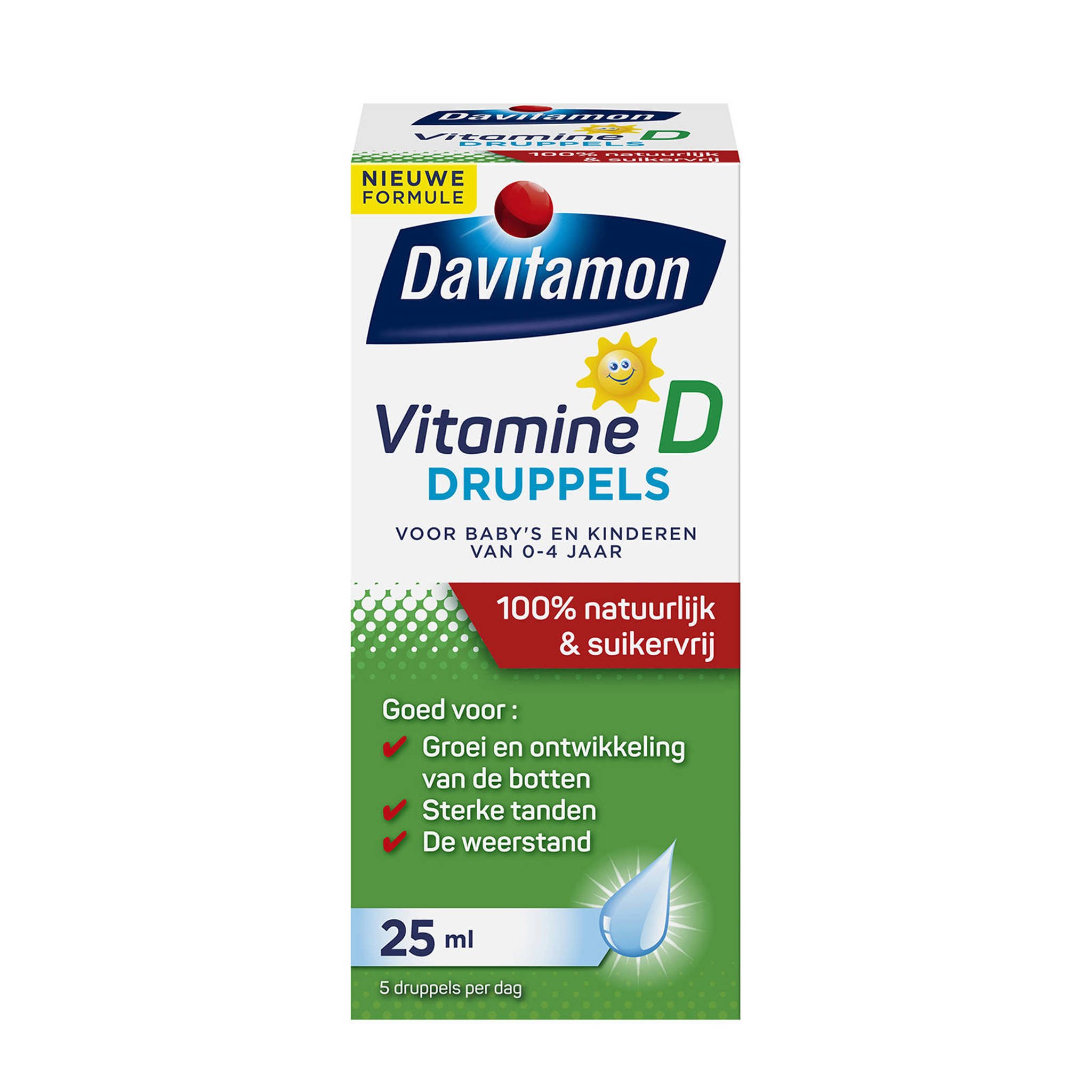 Verzamelen Evolueren laten vallen Davitamon Vitamine D druppels zonnebloemolie - 25 ml | wehkamp