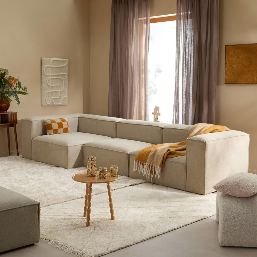 NOUS Living hoekbank links Igor - beige