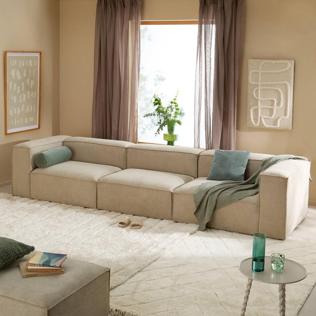 NOUS Living 4-zitsbank Igor - beige