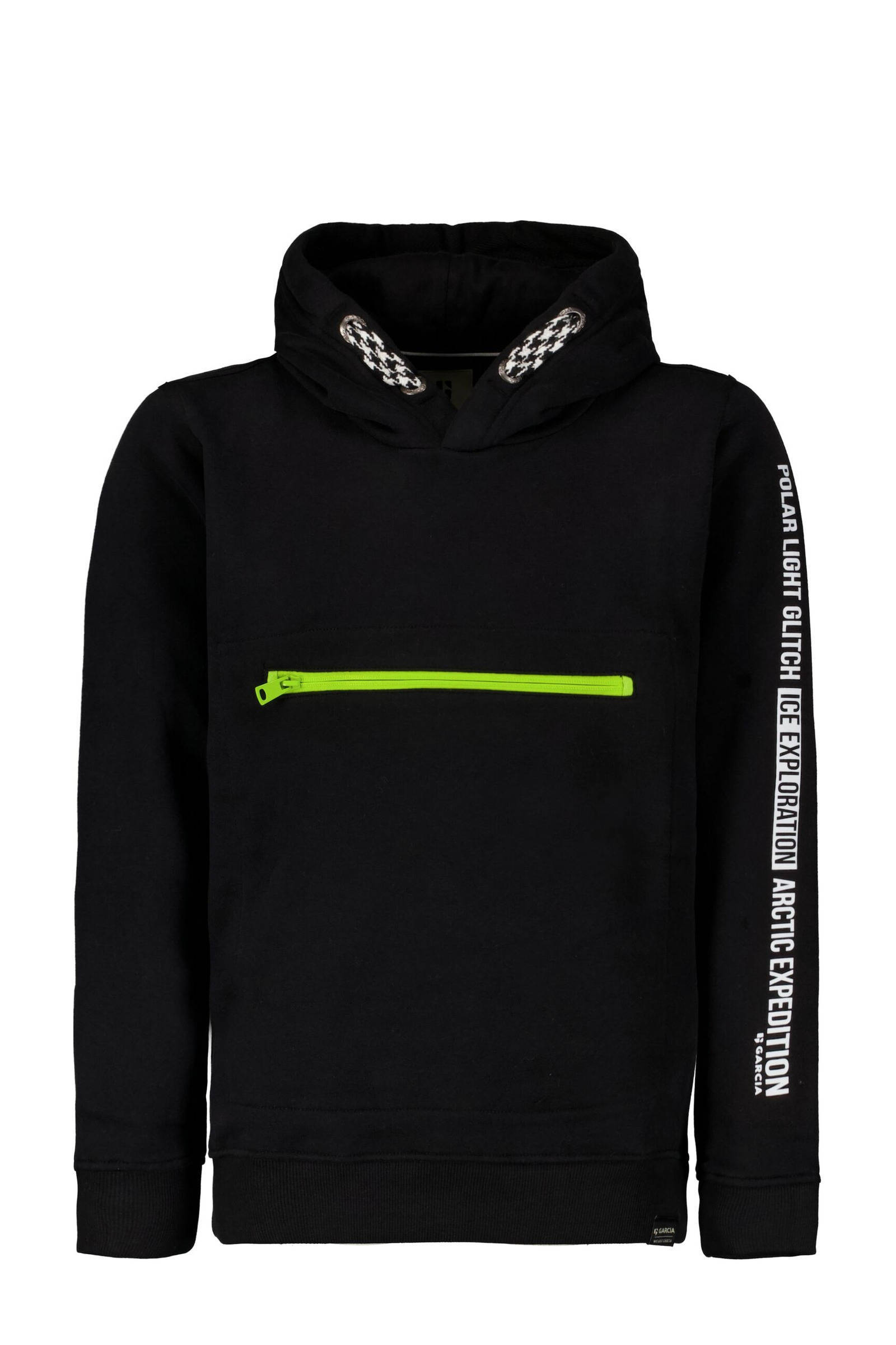 Garcia hoodie met tekst zwart online kopen