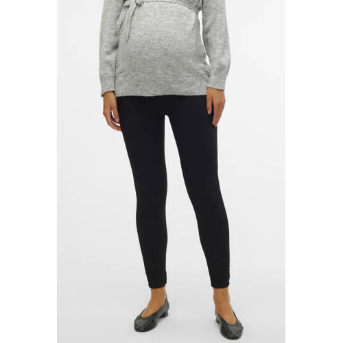 MAMALICIOUS skinny zwangerschapsjeans MLLUCY zwart afbeelding