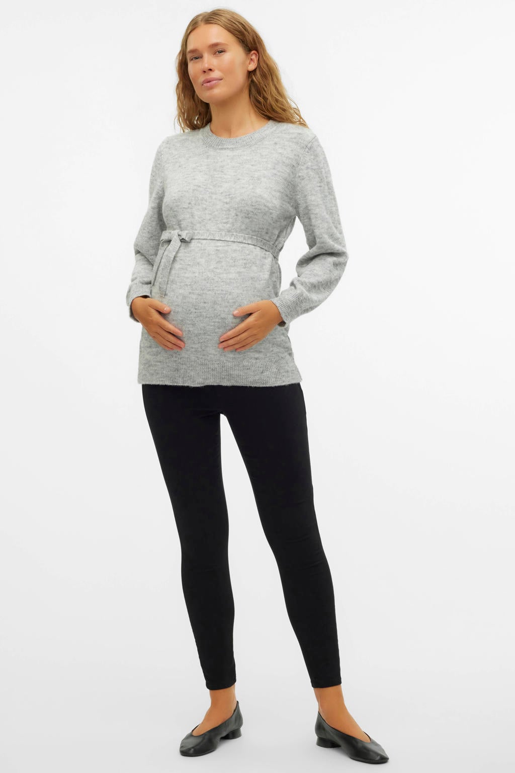 MAMALICIOUS skinny zwangerschapsjeans MLLUCY zwart
