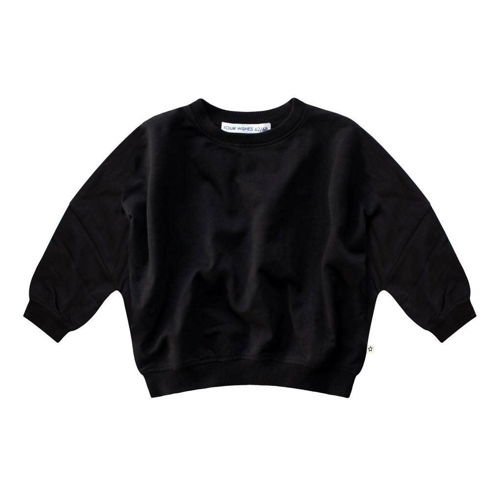 Your Wishes sweater Nio zwart, Zwart