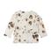 Yumi Baby newborn longsleeve Golden Hour off white/lichtbruin/bruin