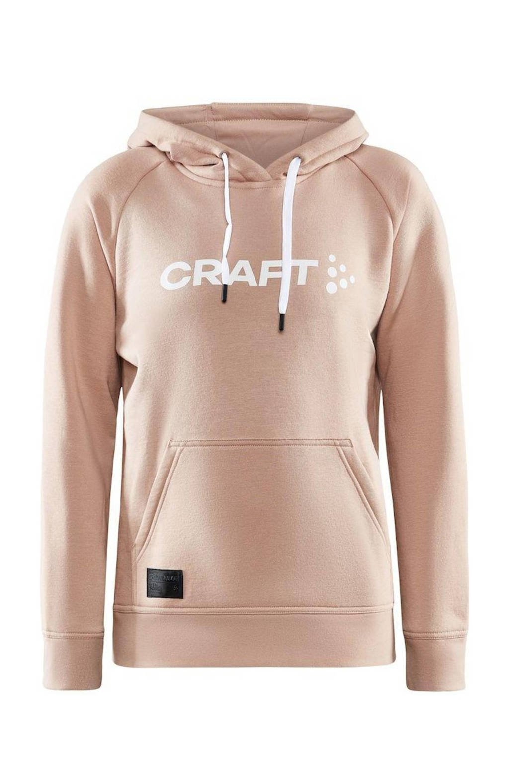 Craft hoodie Core met logo roze, Roze