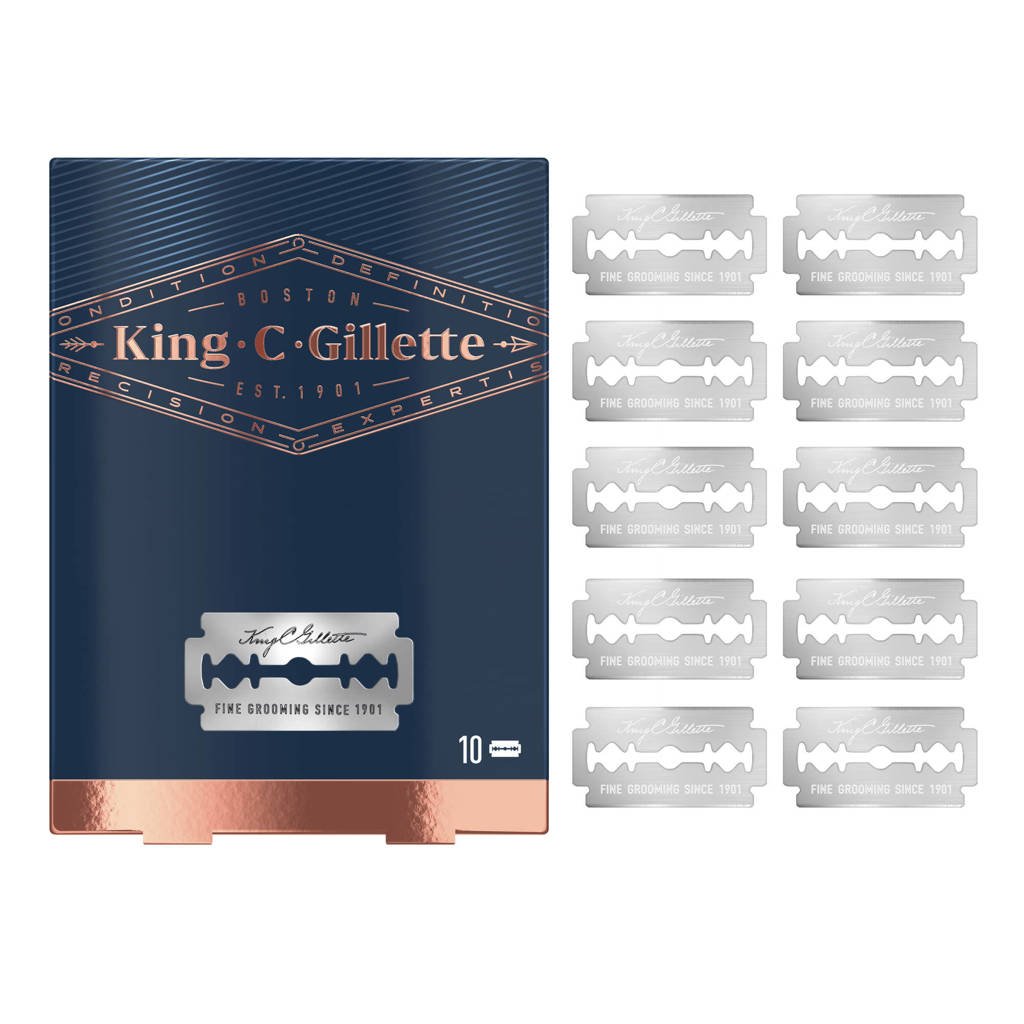 King C. Gillette double edge safety razor scheermesjes