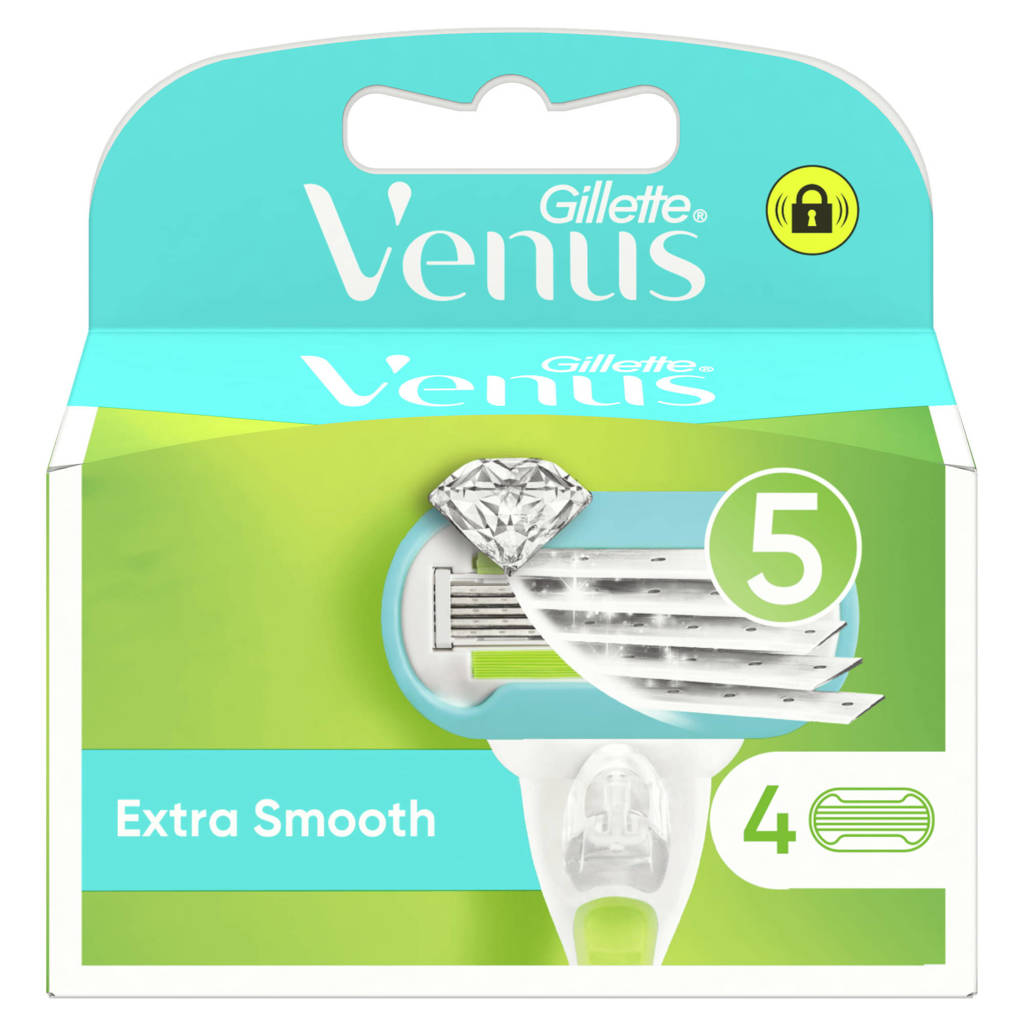Gillette Venus Extra Smooth navulmesjes - 4 stuks