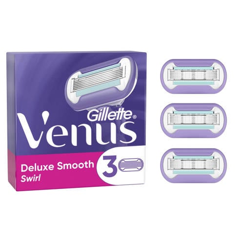 Gillette Venus Deluxe Smooth Swirl Navulmesjes - 3 stuks