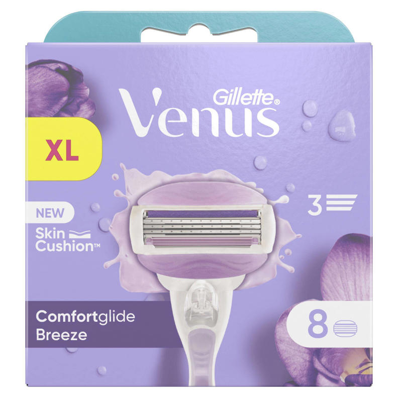 Gillette Venus Comfortglide Breeze Navulmesjes - 8 stuks | wehkamp
