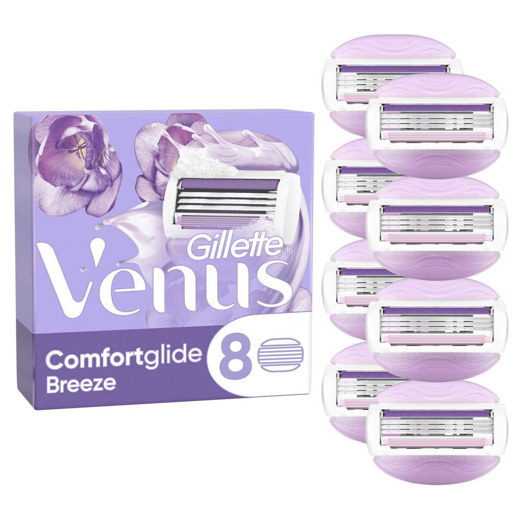 Gillette Venus Comfortglide Breeze navulmesjes - 8 stuks