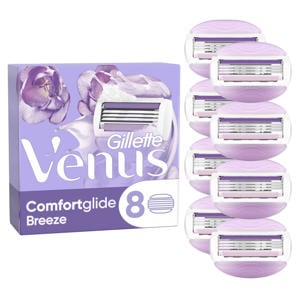 Wehkamp Gillette Venus Comfortglide Breeze Navulmesjes - 8 stuks aanbieding