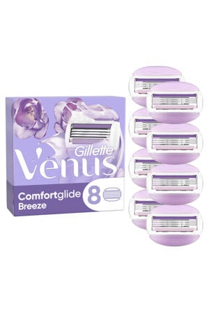 Venus Comfortglide Breeze Navulmesjes - 8 stuks