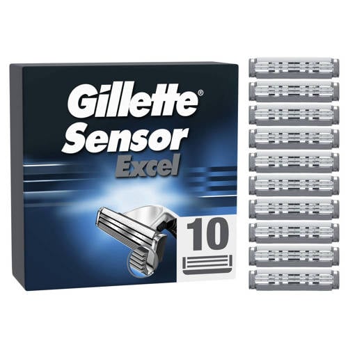 Wehkamp Gillette Sensor Excel - 10 Scheermesjes aanbieding