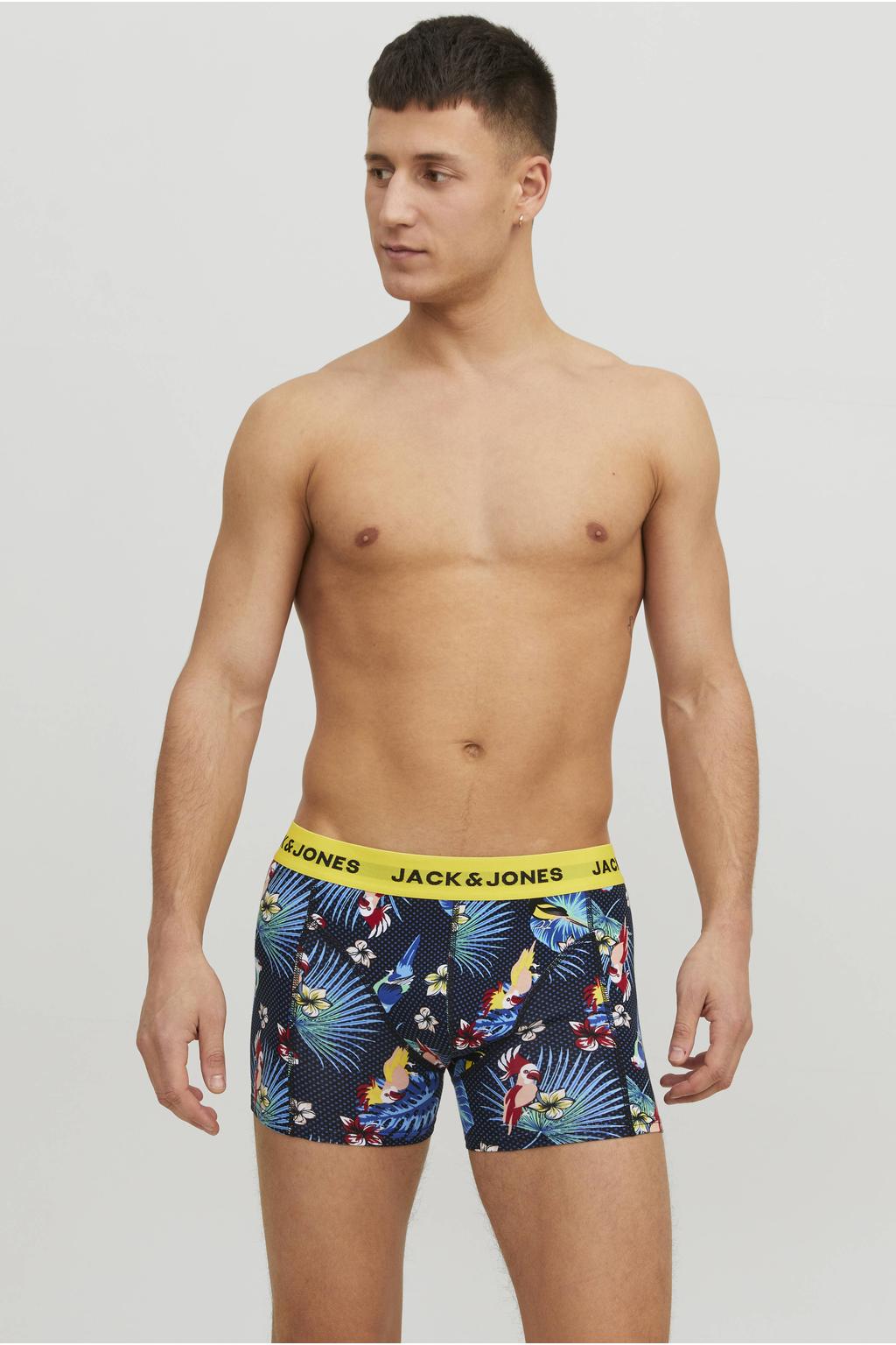 JACK & JONES boxershort JACFLOWER BIRD (set van 3)