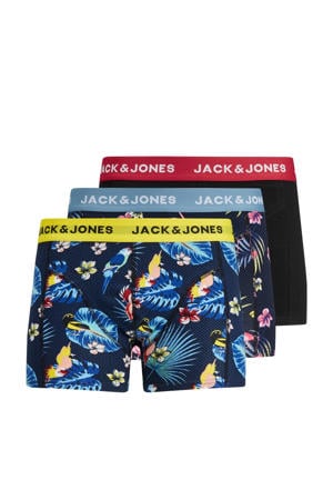 boxershort JACFLOWER BIRD (set van 3)