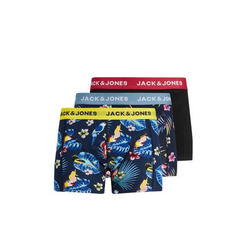 JACK & JONES boxershort JACFLOWER BIRD (set van 3) afbeelding