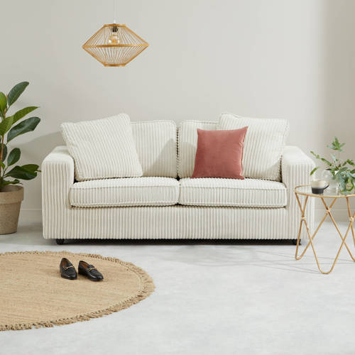 NOUS Living 2,5-zitsbank Livia - Ivoor